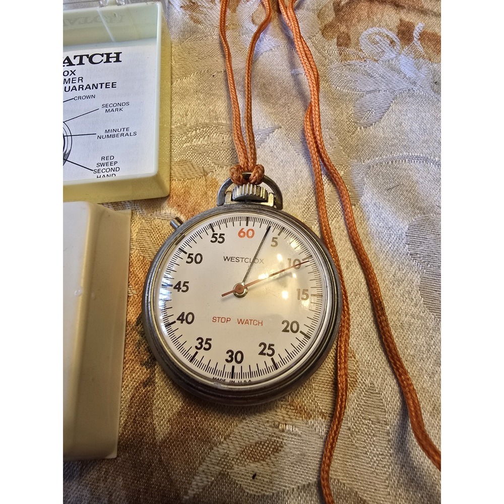 Vintage Westclox Stop Watch Model  90002